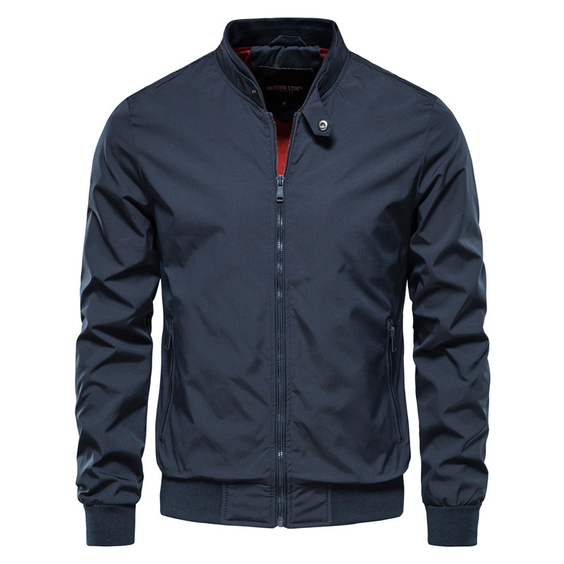 Men's Windproof Stand Collar Jacket