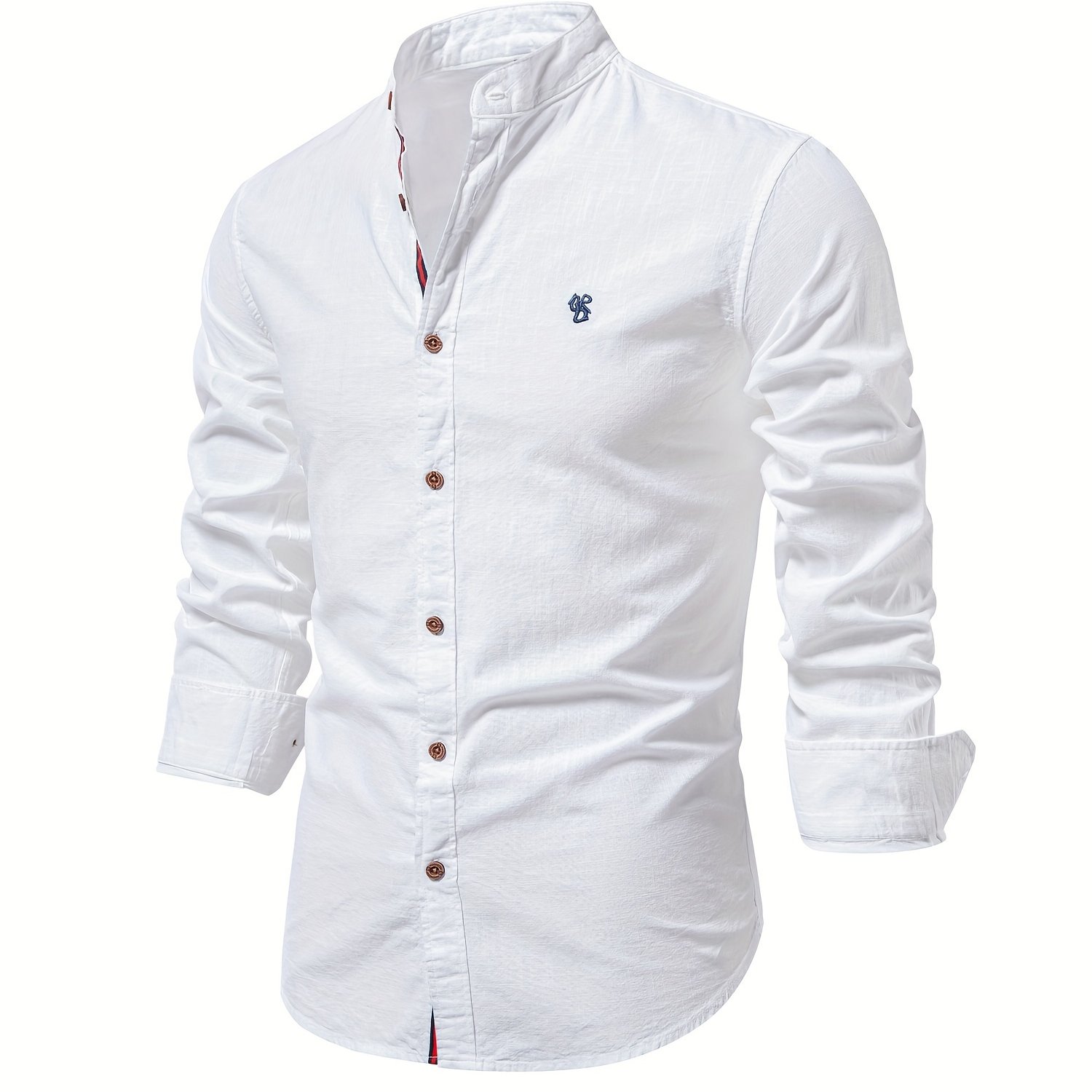 Men's Casual Cotton Long Sleeve Shirts