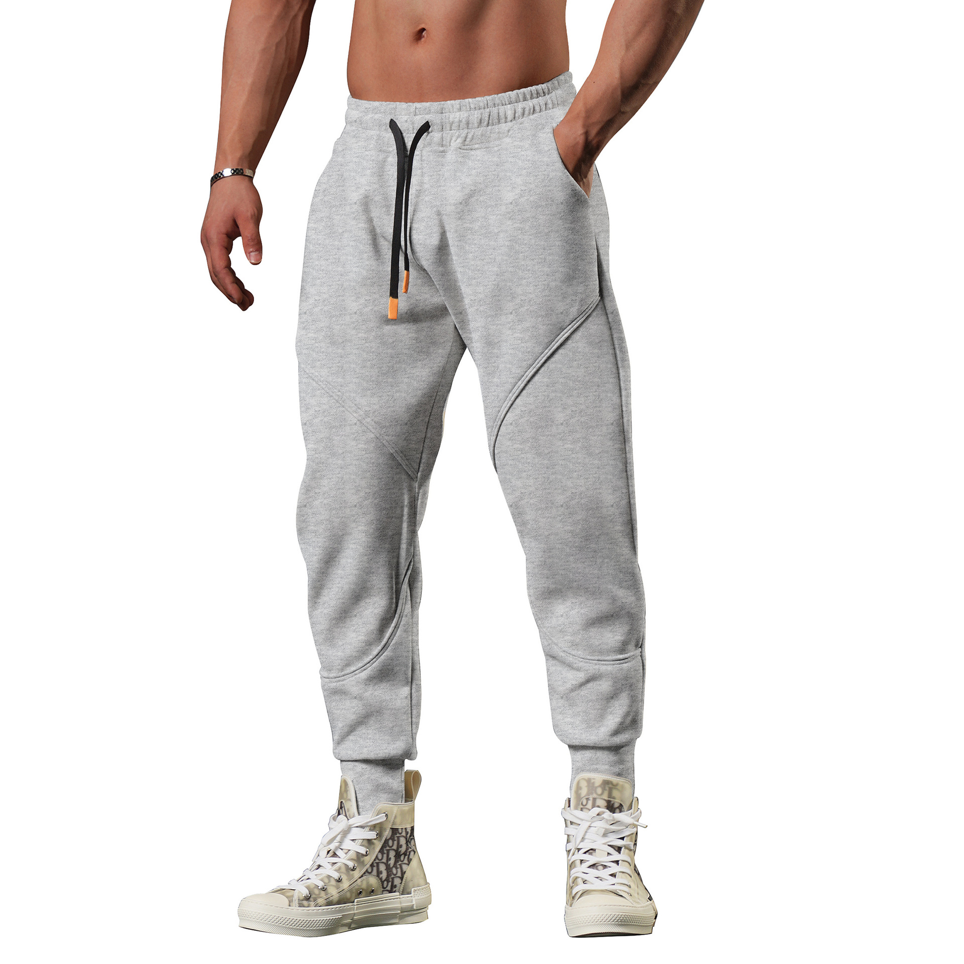 Mens High Quality Athletic Fashion Joggers