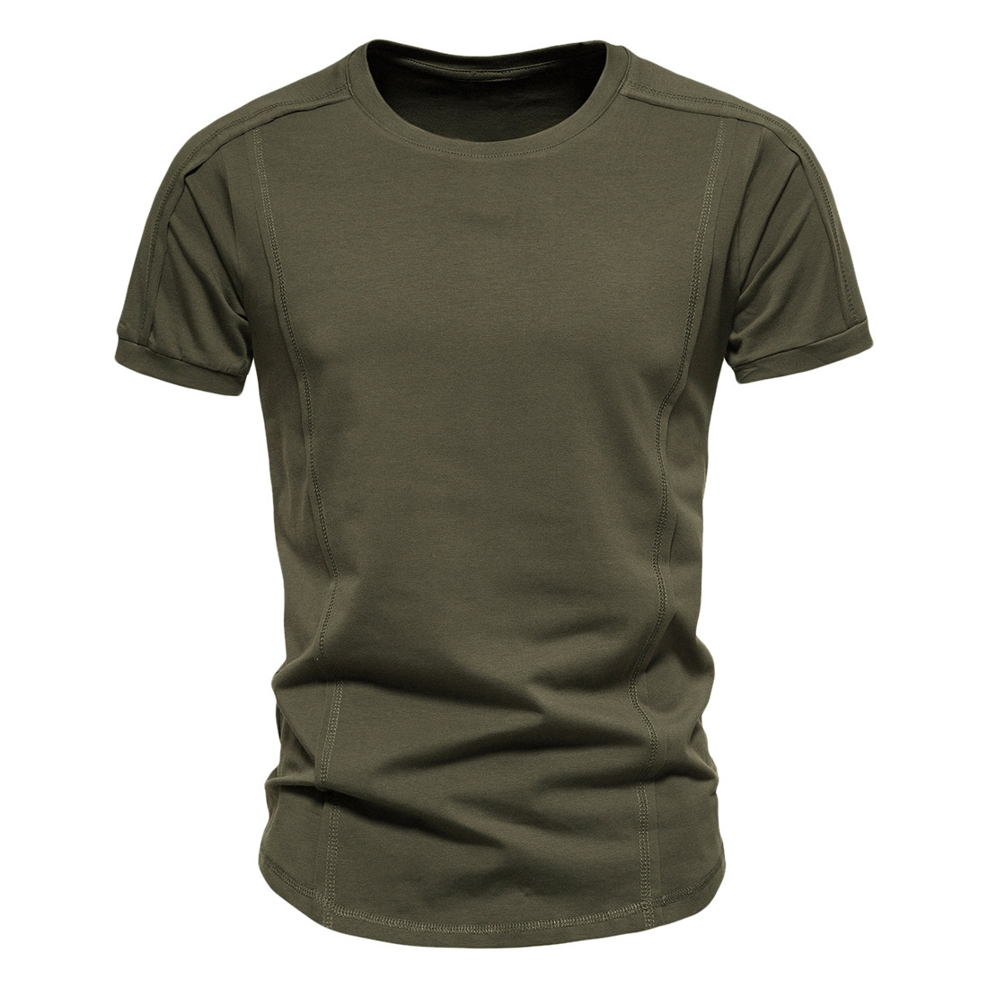 Men's Athletic Casual Basic Cotton Short-Sleeve T-Shirt