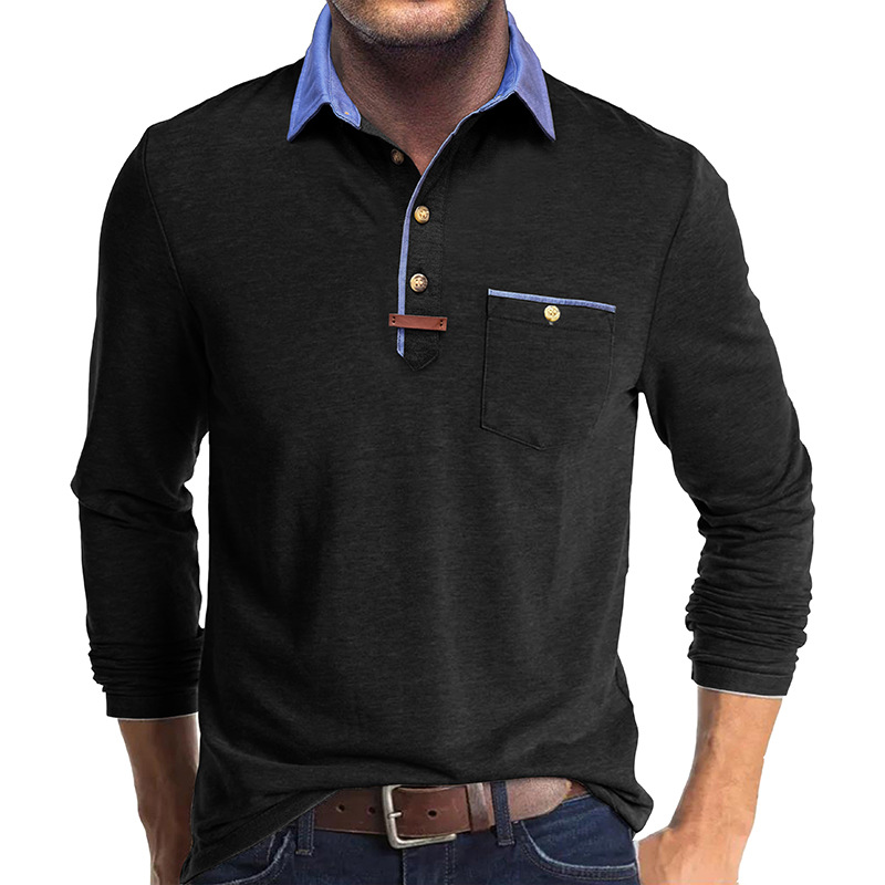 Men’s Long Sleeve Polo Shirt