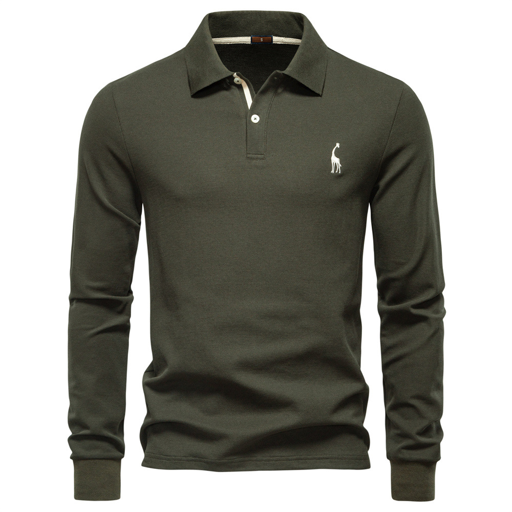 Men’s Classic Long Sleeve Polo Shirt