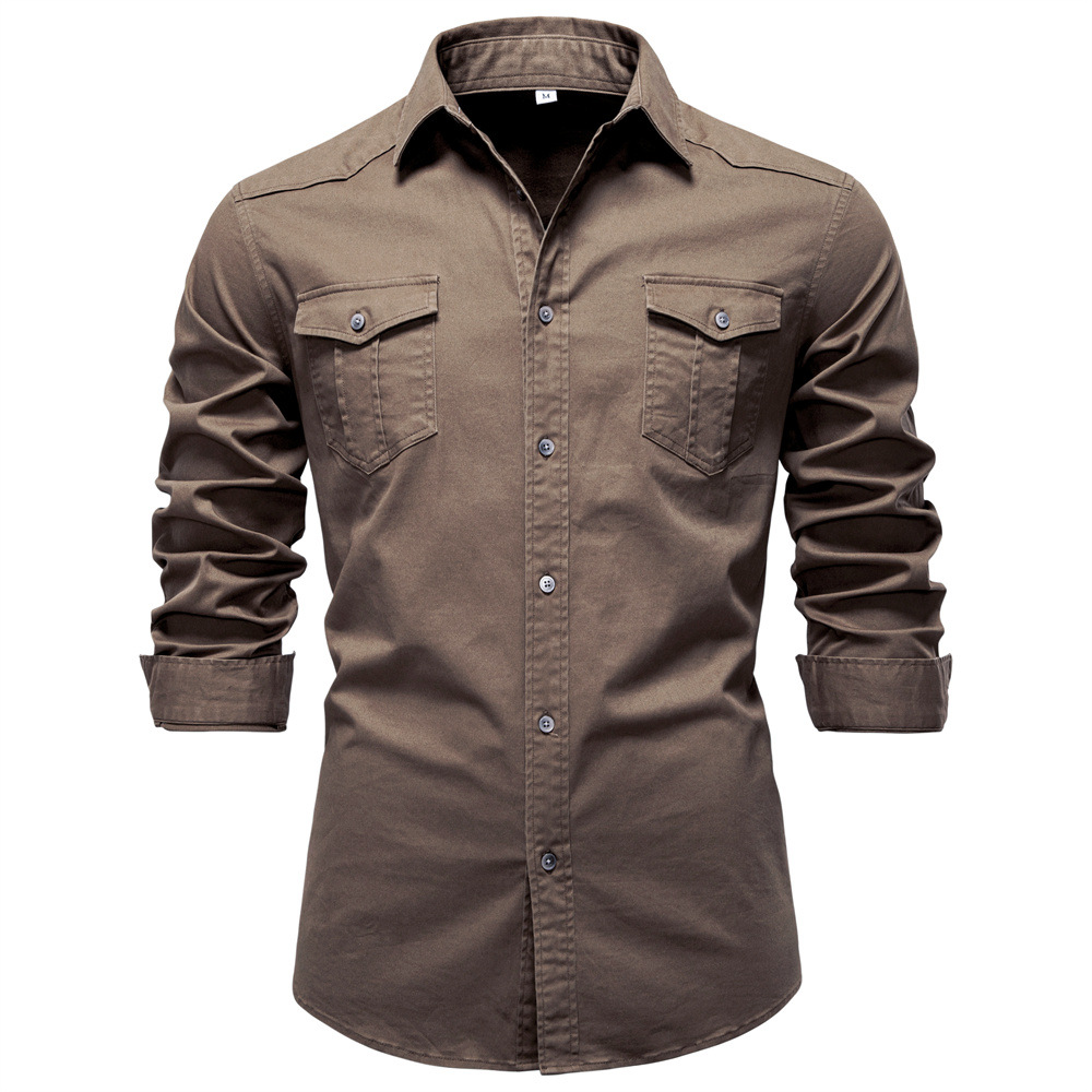 Men’s Classic Denim Button-Up Shirt