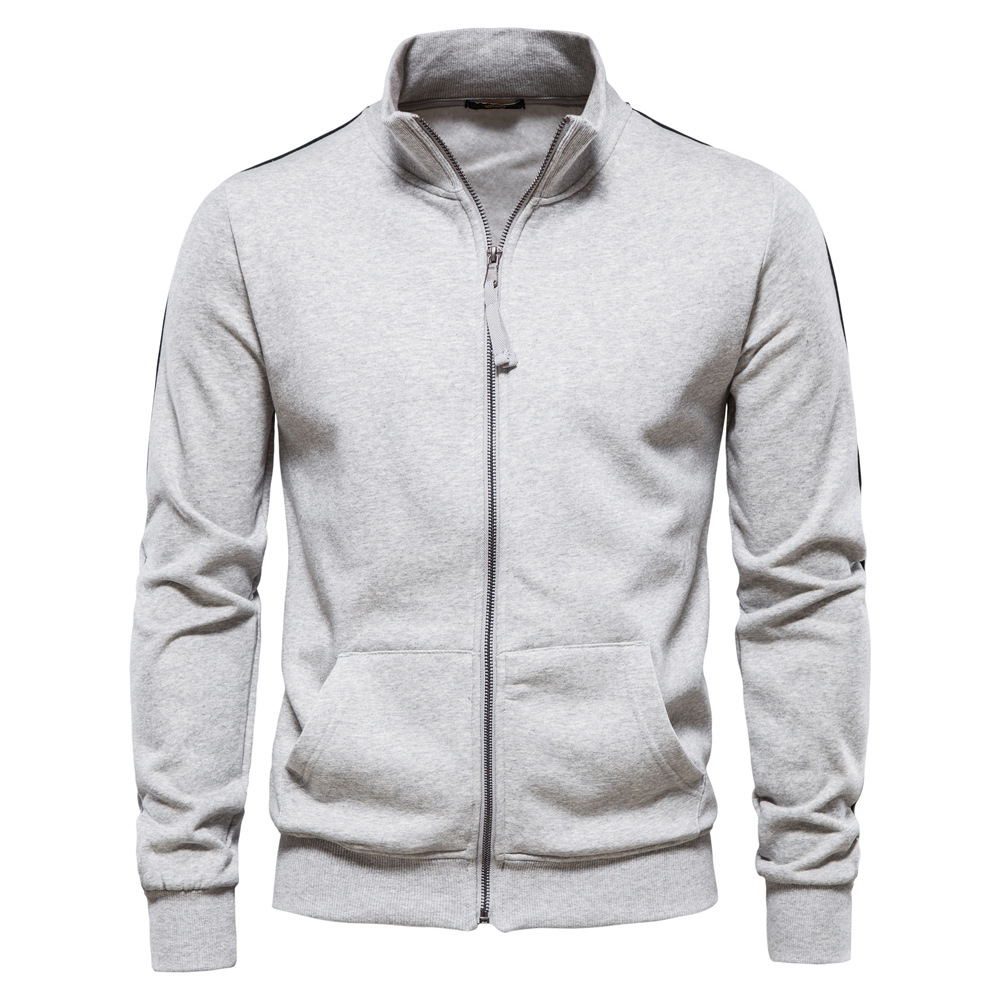 Men's Sports Colorblock Zip-Up Hoodie