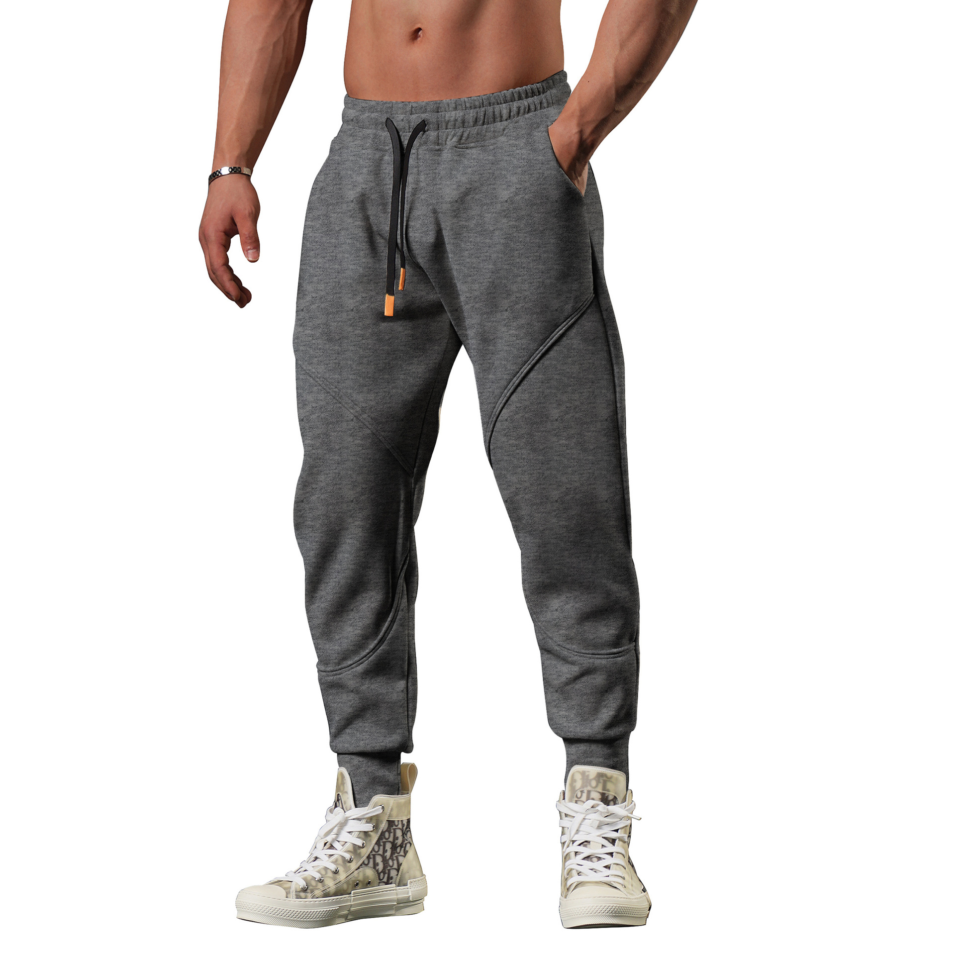 Mens High Quality Athletic Fashion Joggers