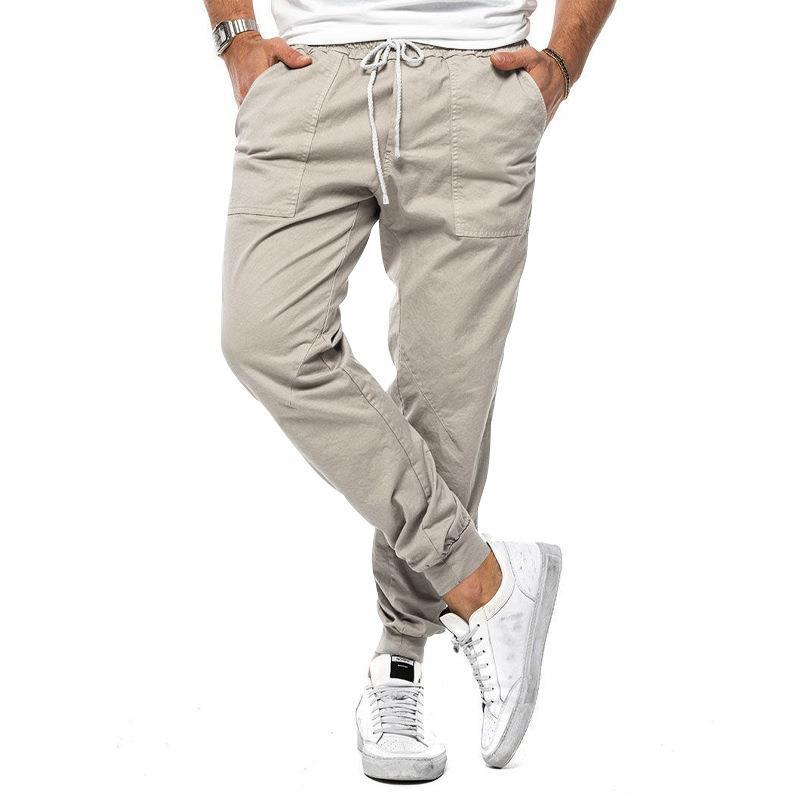 Men's Classic Drawstring Woven Casual Sports Pants