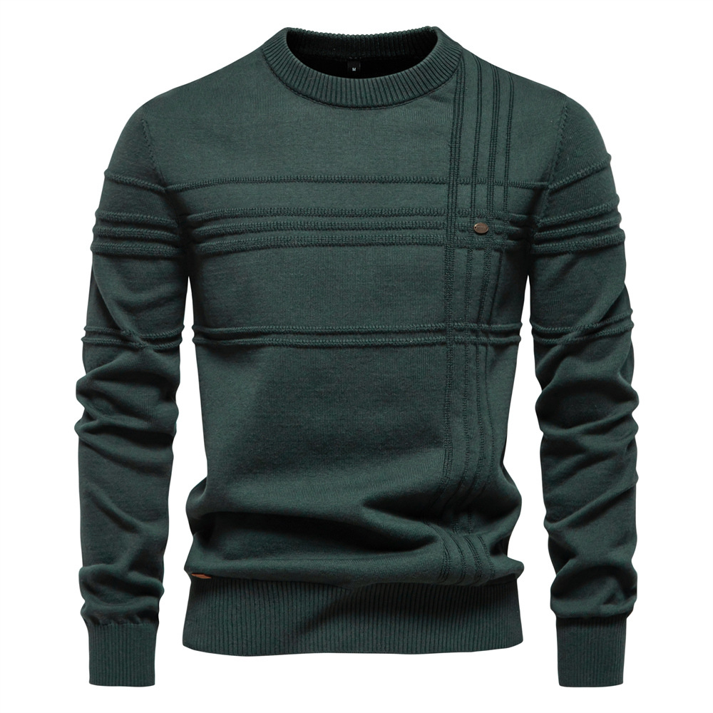 Men's Crewneck Pullover Sweater – Martwil High-Quality Casual Knit Sweater