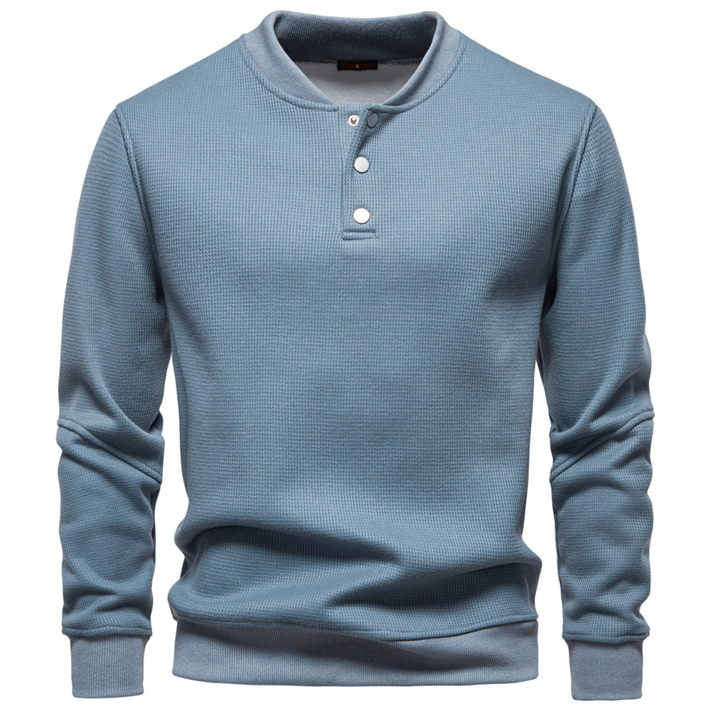 Men’s Waffle Knit Fleece Sweatshirt