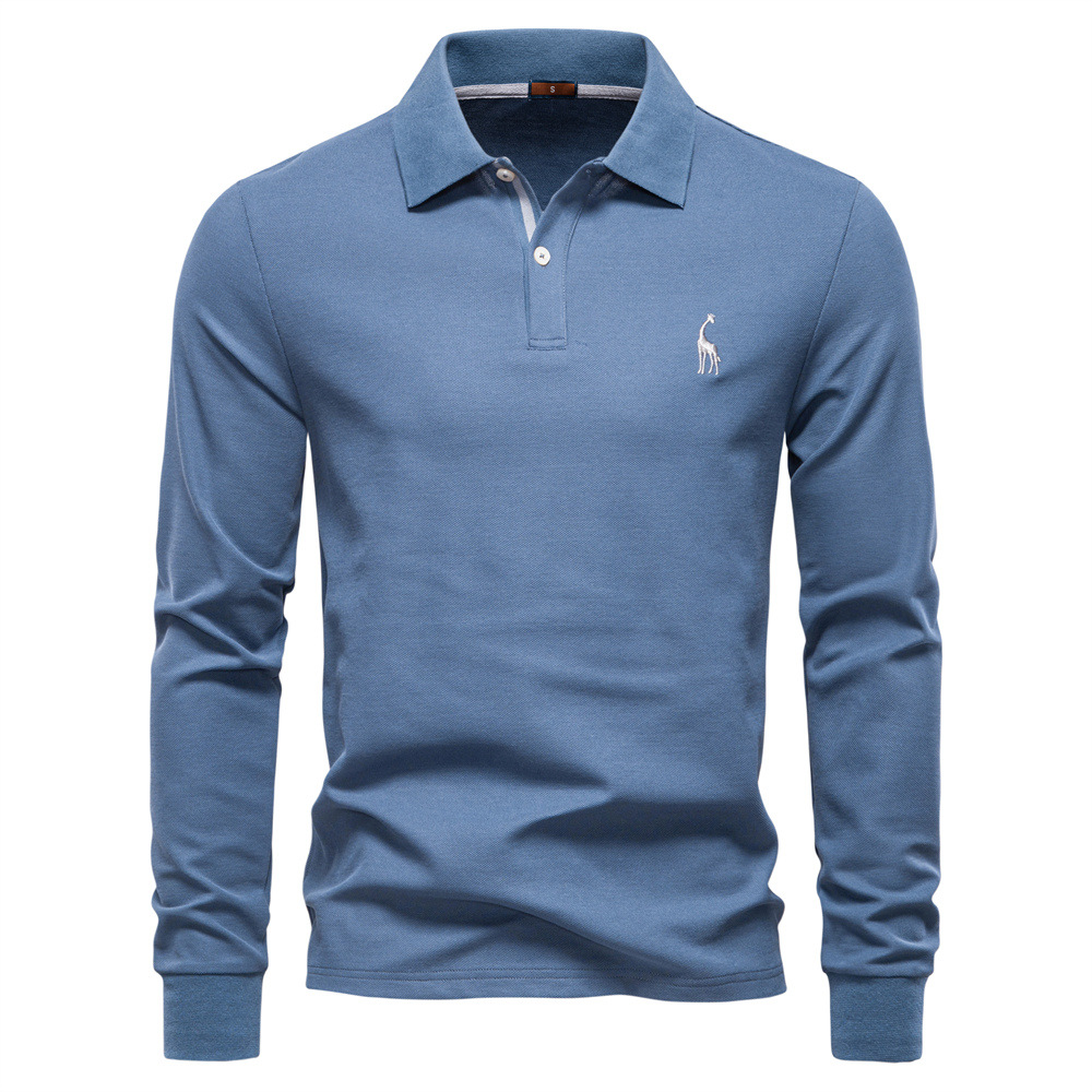 Men’s Classic Long Sleeve Polo Shirt