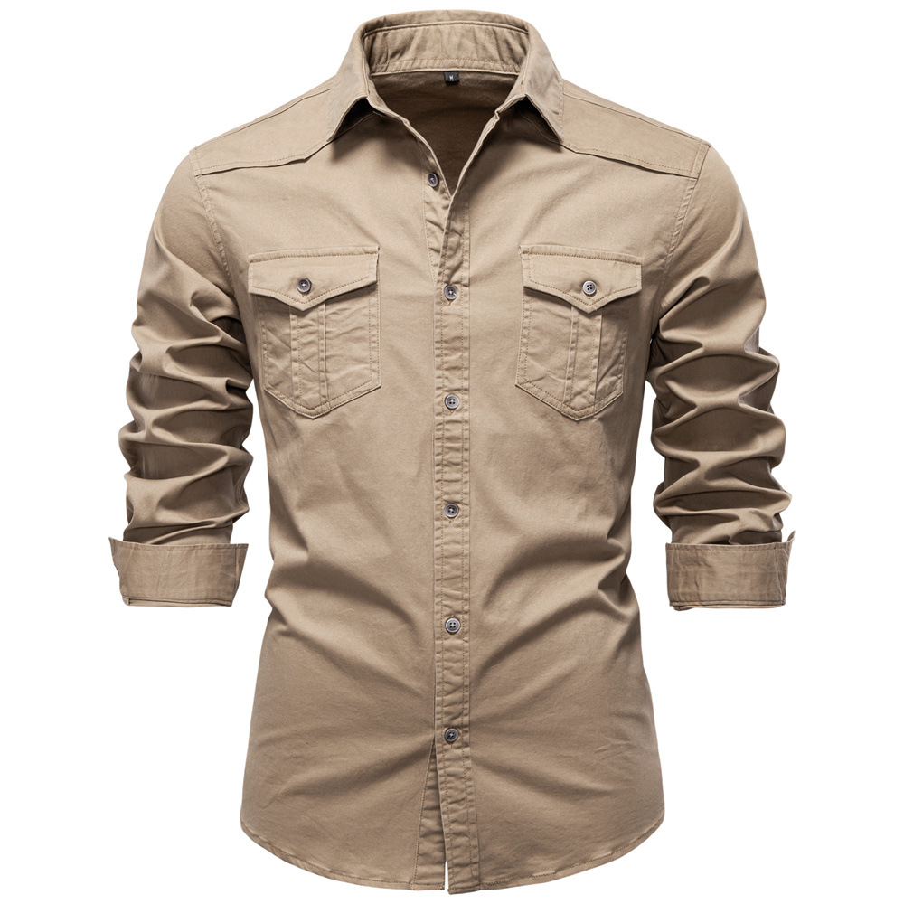 Men’s Classic Denim Button-Up Shirt