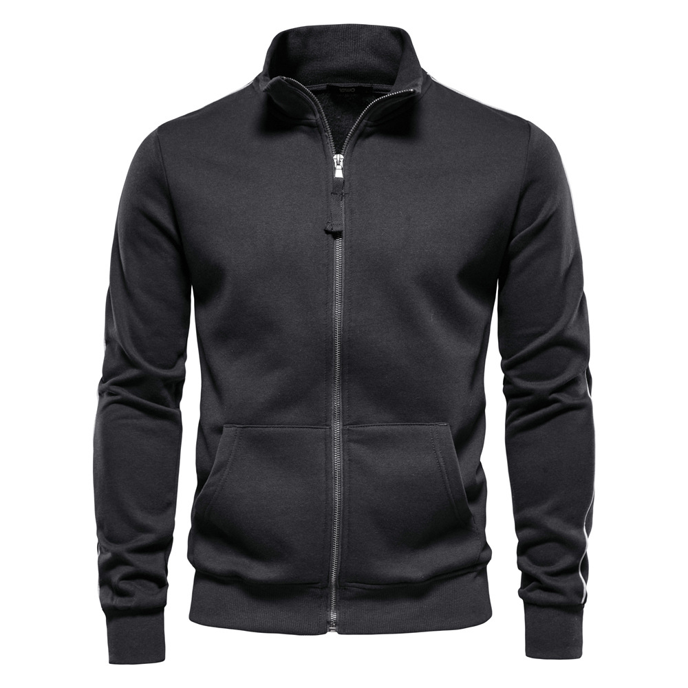 Men's Sports Colorblock Zip-Up Hoodie