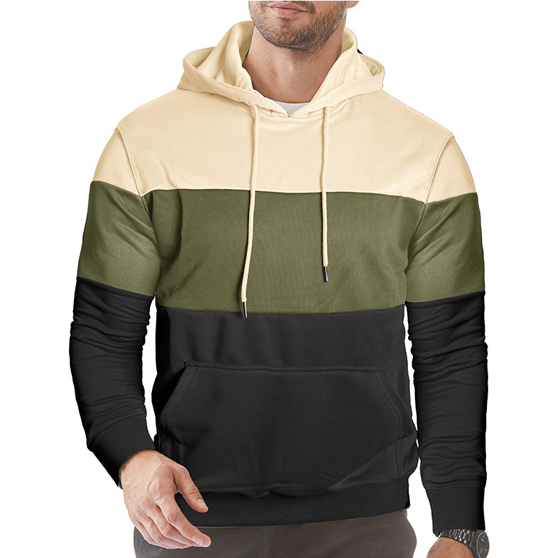 Men's Colorblock Fleece Hoodie