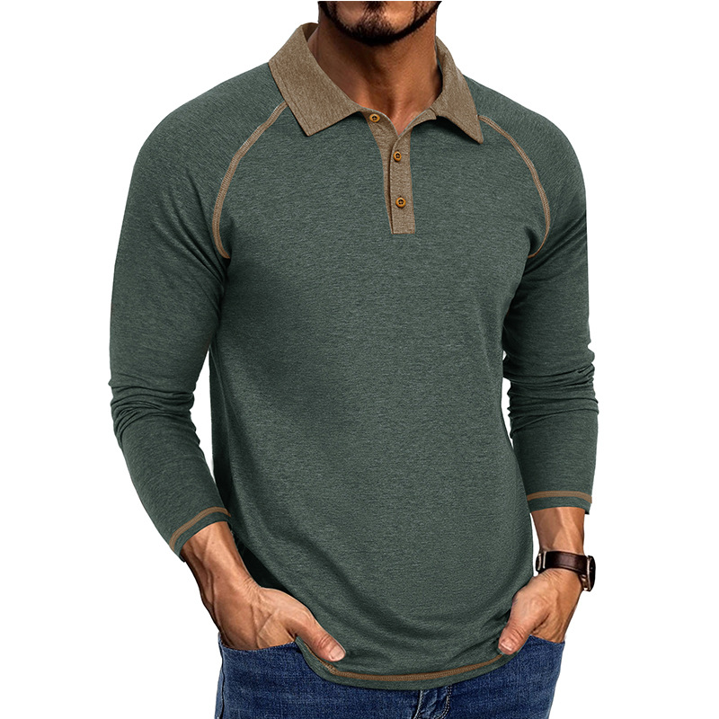 Men's Long Sleeve Polo Shirt