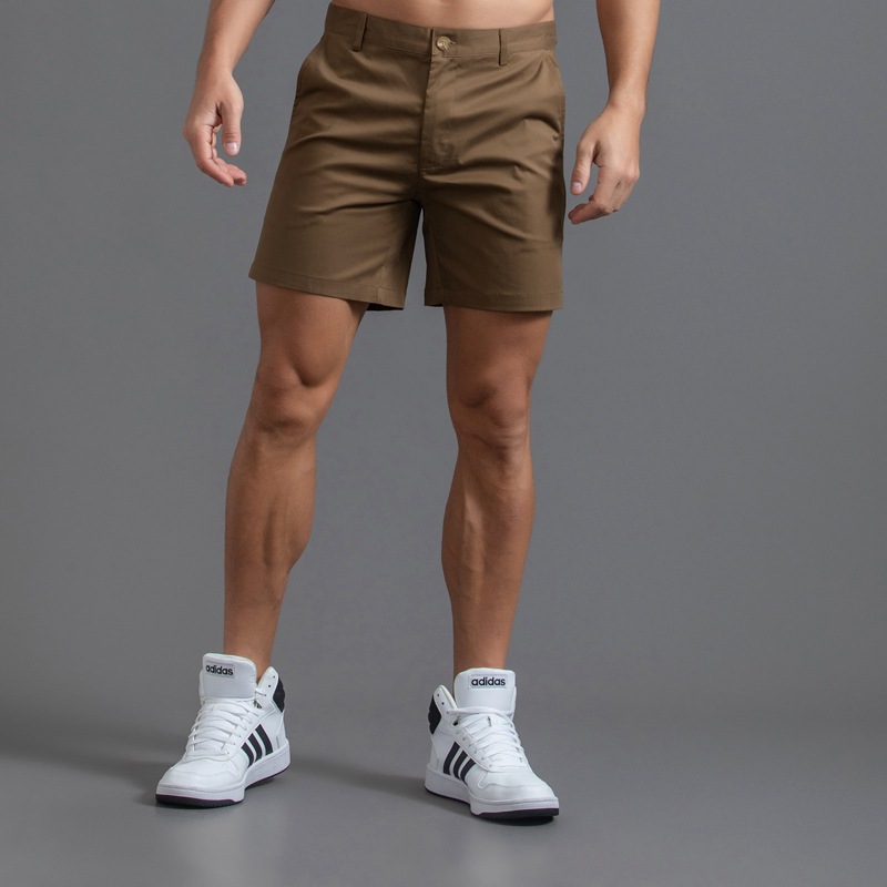 Kuieyuan Men's Cotton Shorts Three Quarter Pants Four Quarter Casual Middle Pants Plus Size Men's Trousers