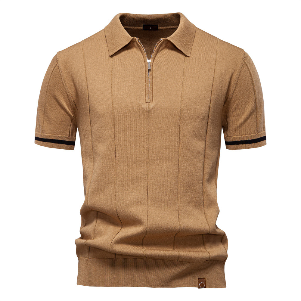 Men's Classic Knit Polo Shirt