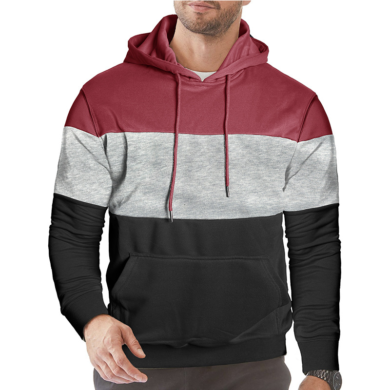 Men's Colorblock Fleece Hoodie