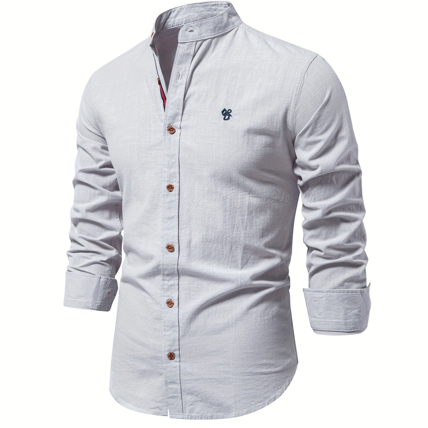 Men's Casual Cotton Long Sleeve Shirts