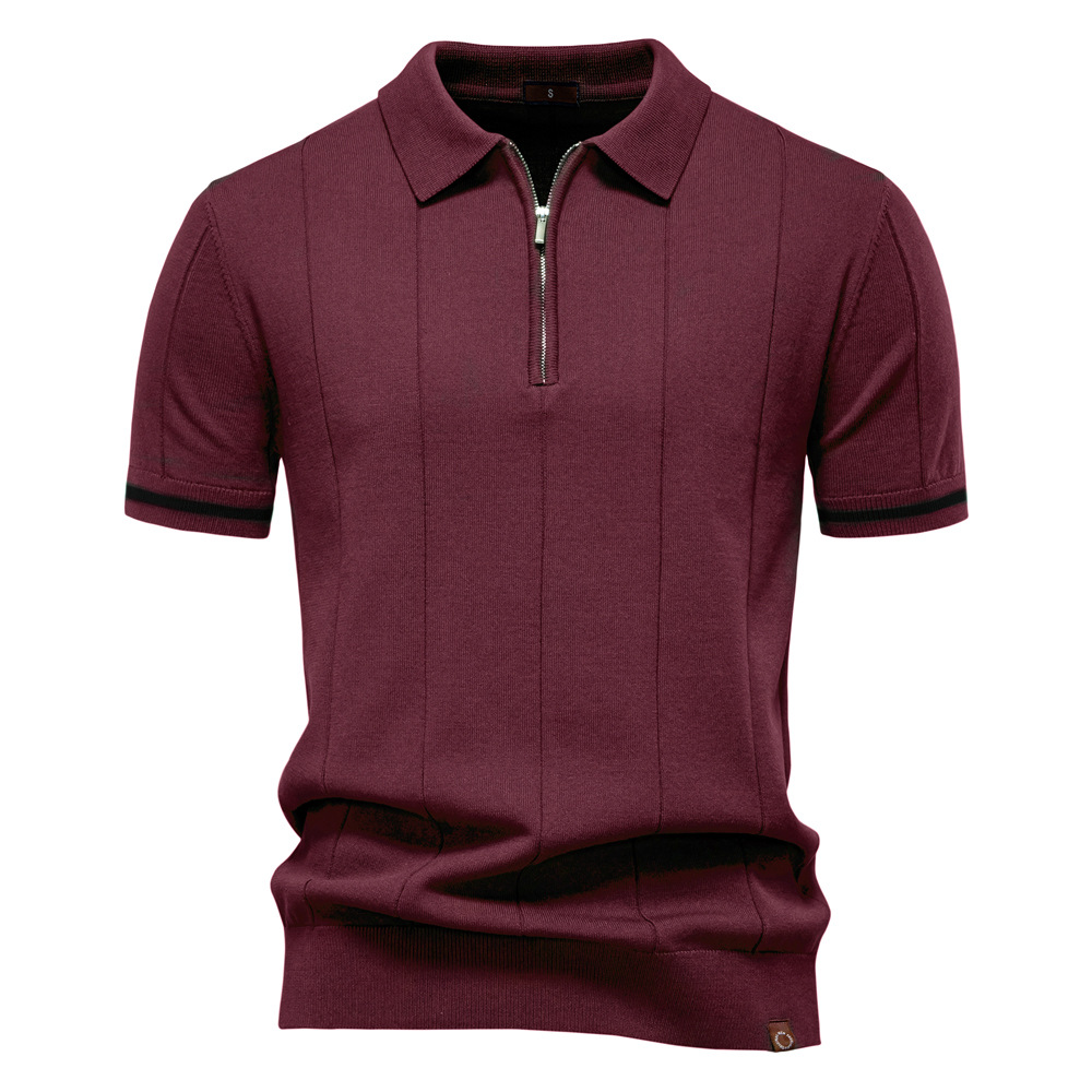 Men's Classic Knit Polo Shirt