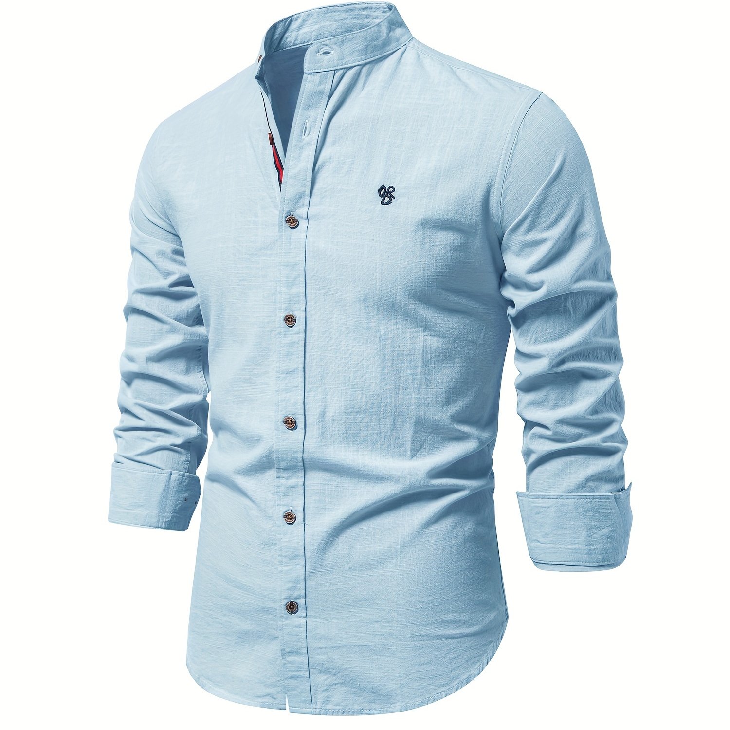 Men's Casual Cotton Long Sleeve Shirts