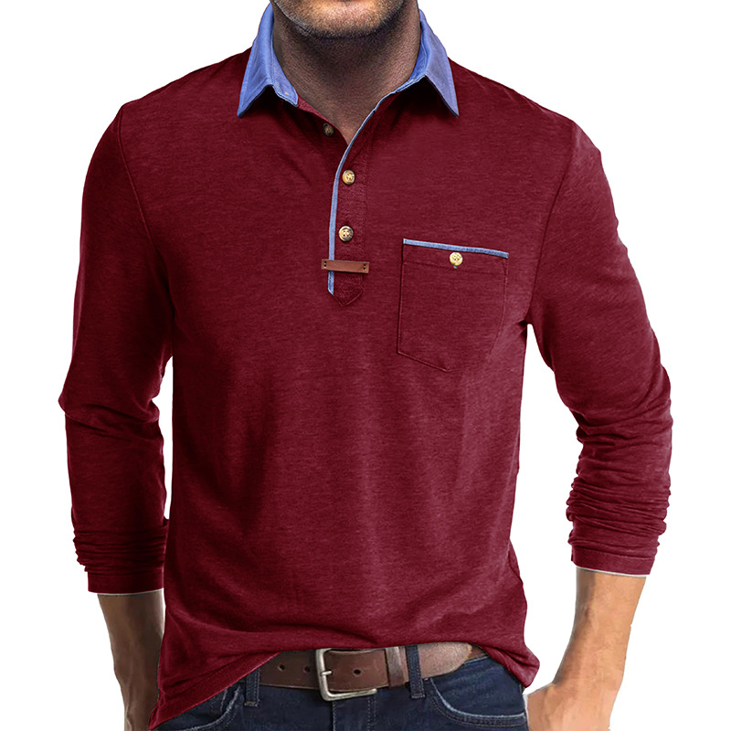 Men’s Long Sleeve Polo Shirt