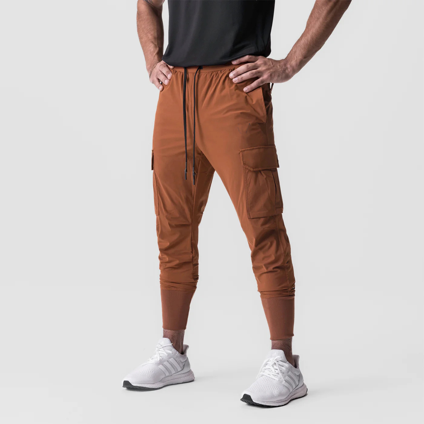 Men's Athletic Jogger Pants - Stretch Woven Running Training Drawstring Sweatpants