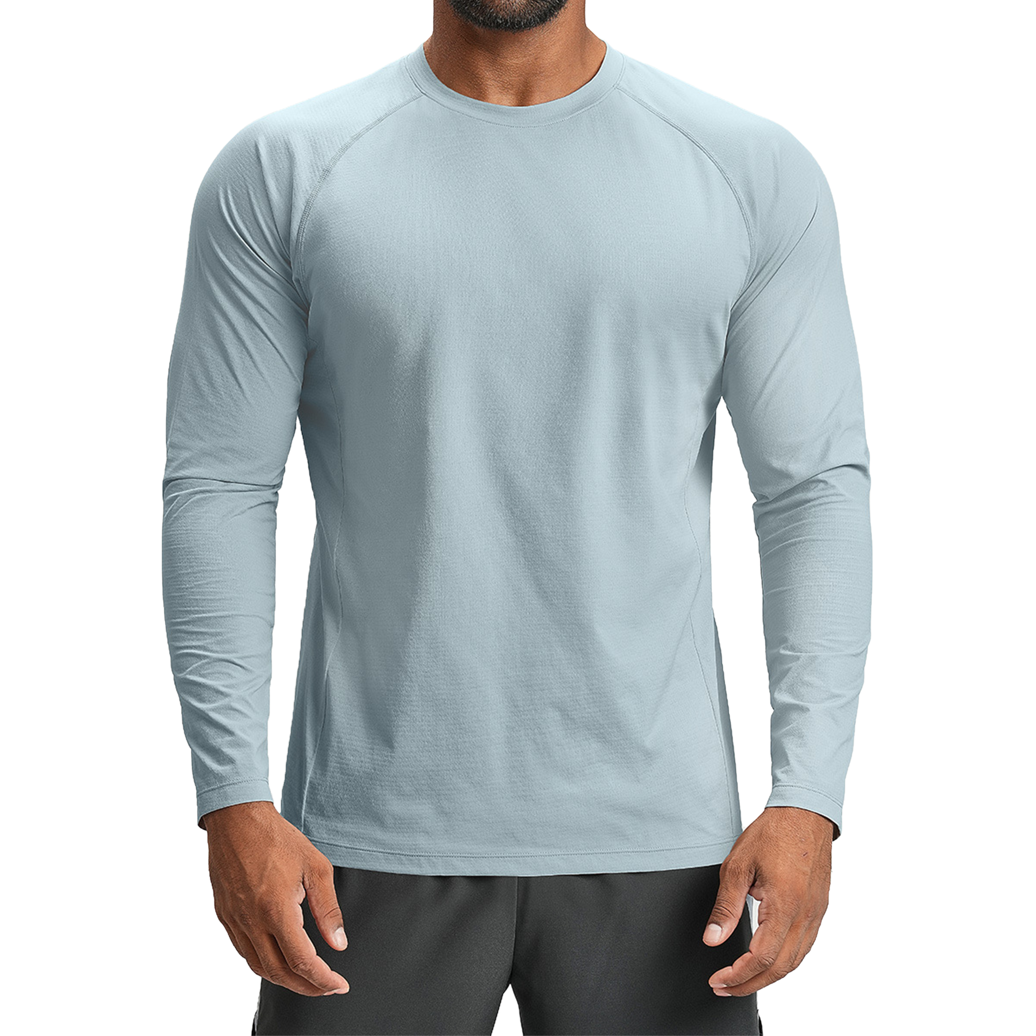 Men's Quick Dry Raglan Long Sleeve Training T-Shirt