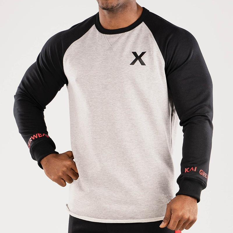 Men's Muscle Fit Cotton Baseball Long Sleeve T-Shirt