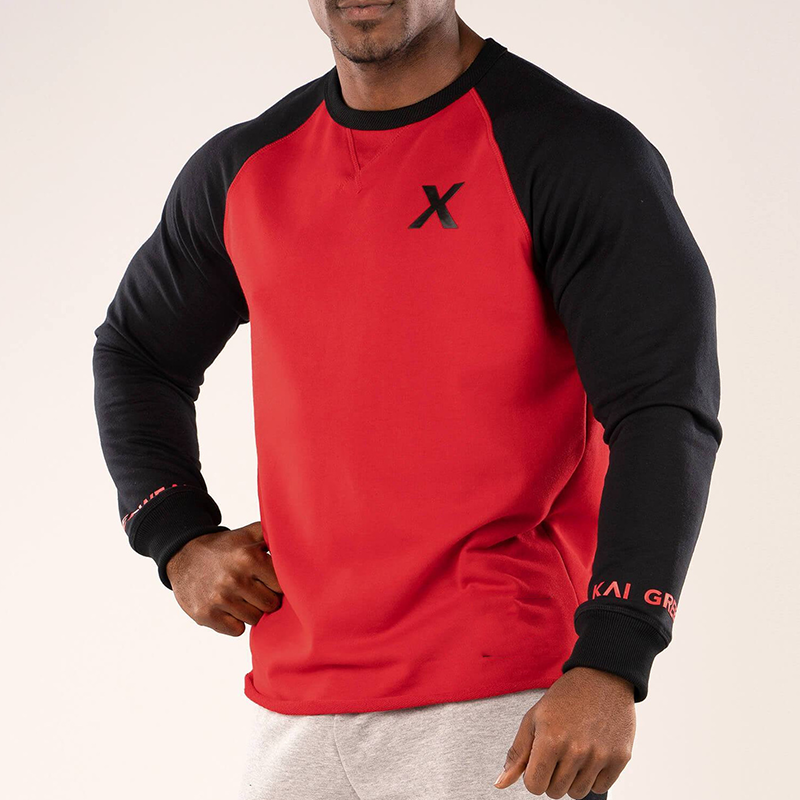 Men's Muscle Fit Cotton Baseball Long Sleeve T-Shirt