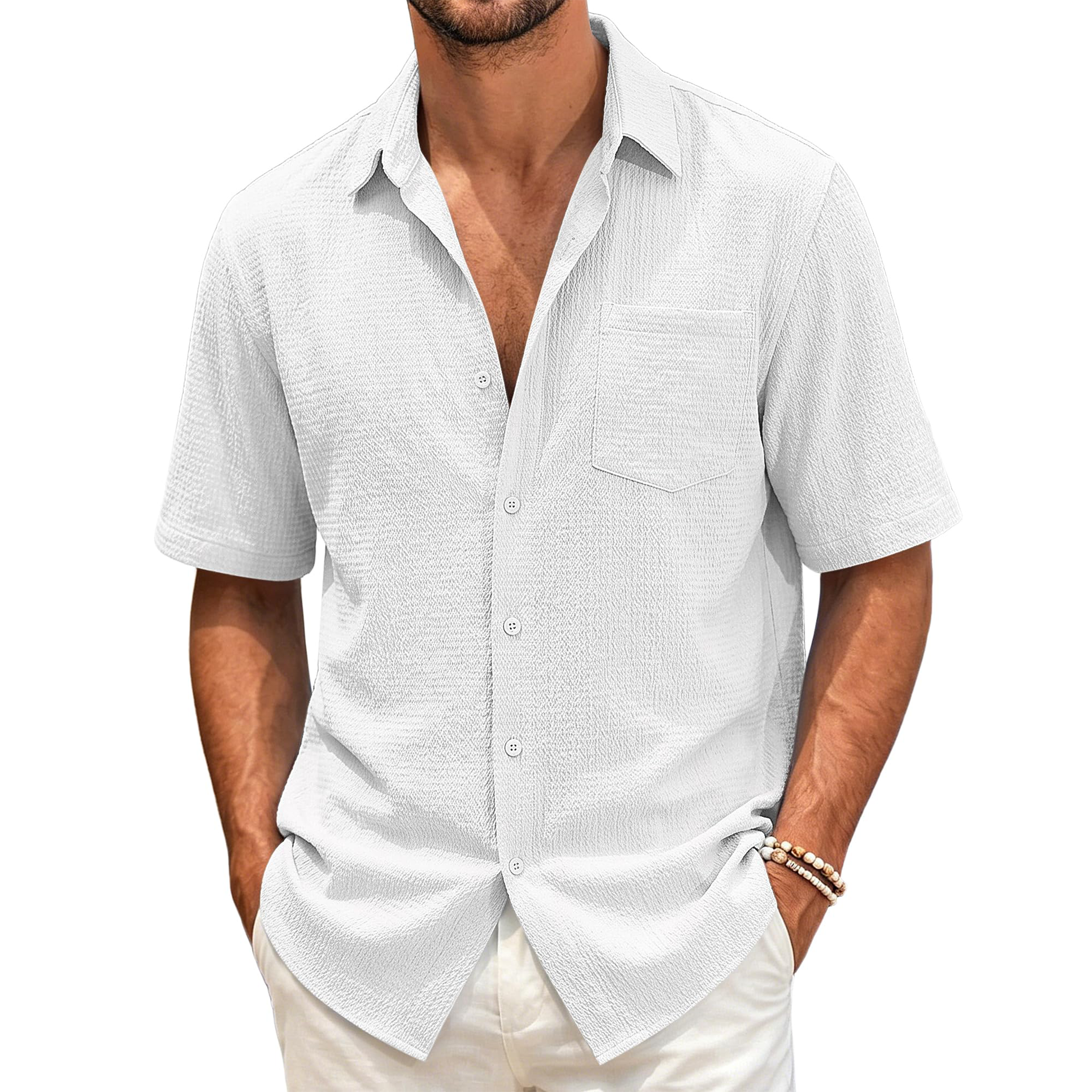 Men's Stretch Knit Short Sleeve Shirt