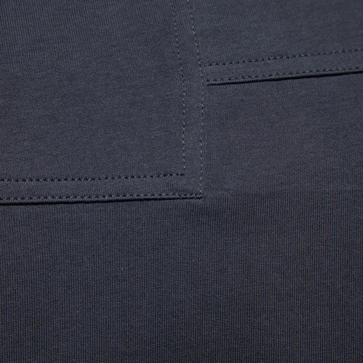 Men's Cotton Solid Color Patchwork Short Sleeve T-Shirt