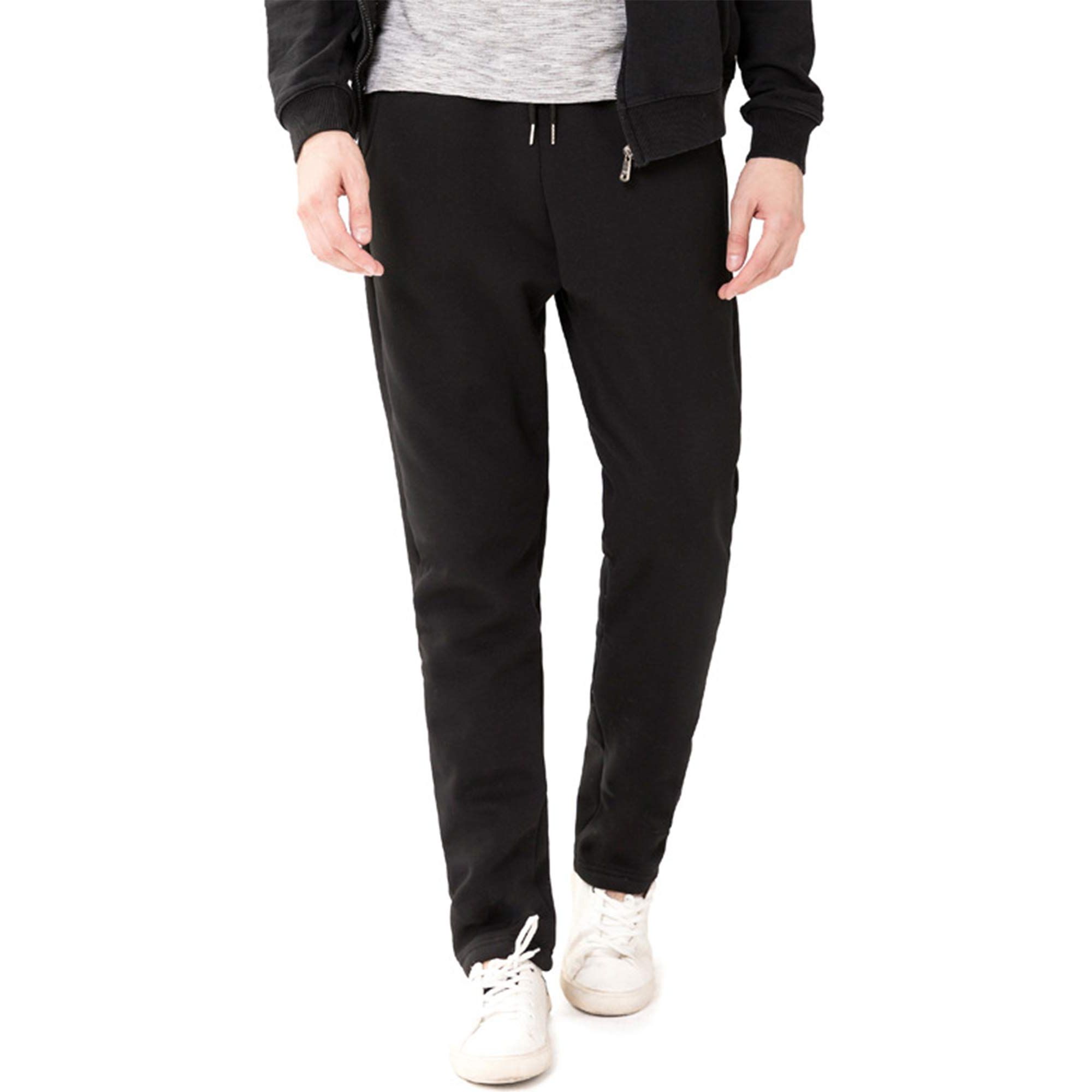 Men's Winter Sherpa Lined Fleece Sweatpants