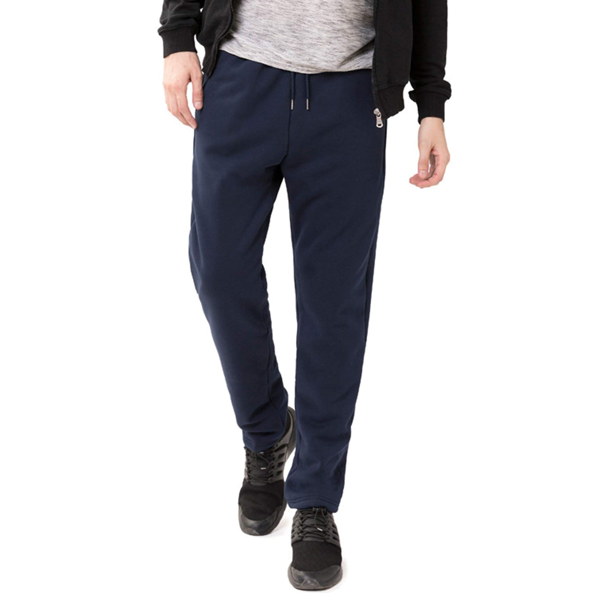 Men's Winter Sherpa Lined Fleece Sweatpants