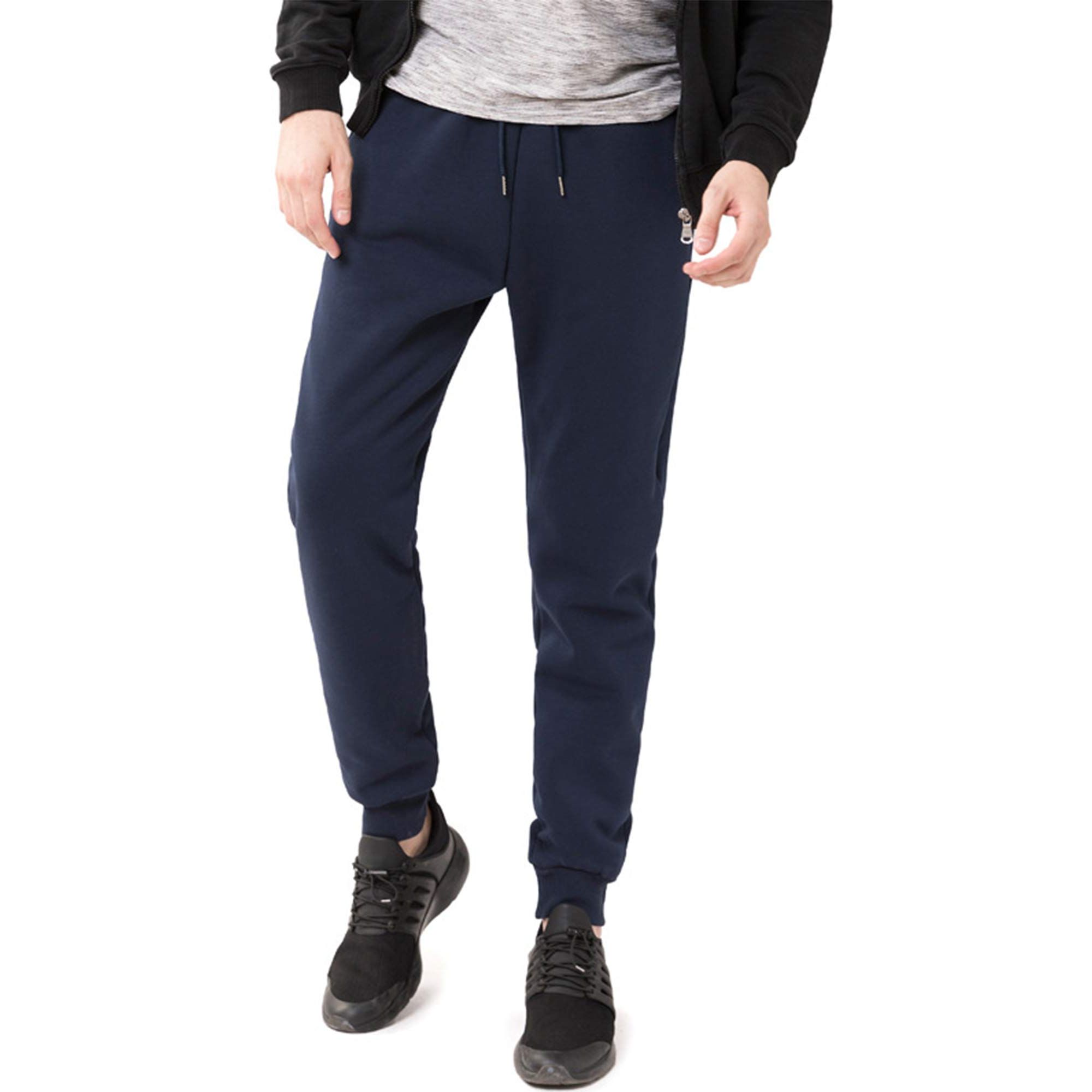 Men's Winter Sherpa Lined Fleece Sweatpants