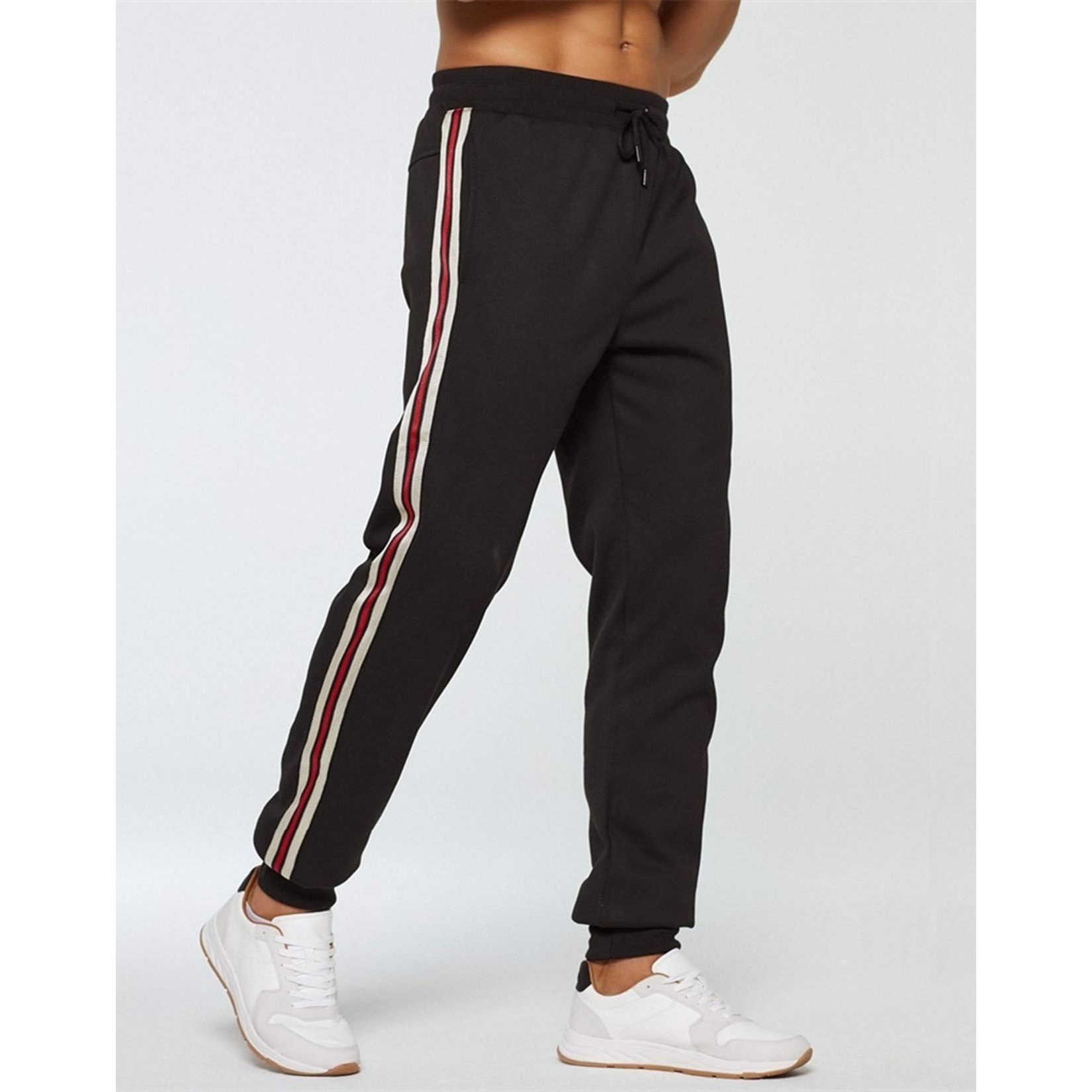 Men's Winter Sherpa Lined Fleece Sweatpants