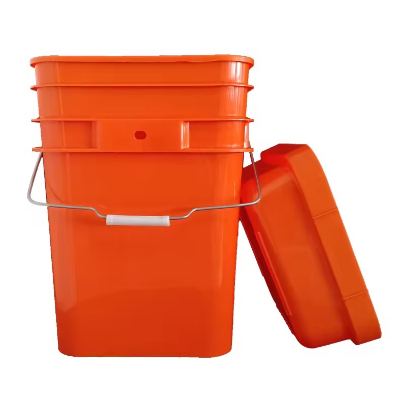 Wholesale Custom Printable 20L Oval Plastic Bucket With Lid