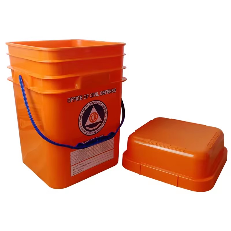 Wholesale Custom Printable 20L Oval Plastic Bucket With Lid
