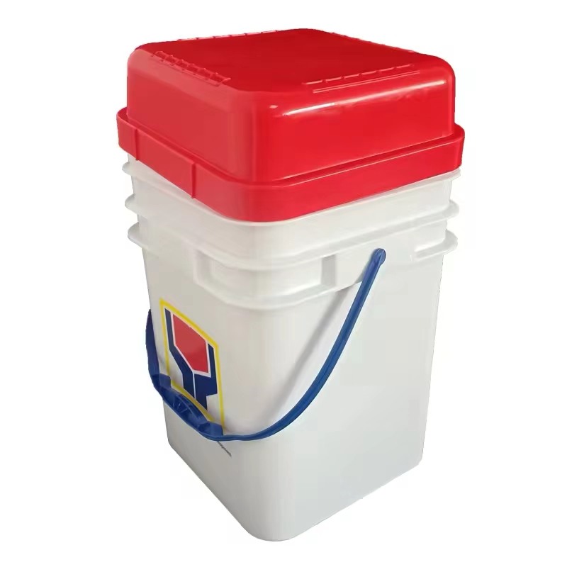 Wholesale Custom Printable 20L Oval Plastic Bucket With Lid