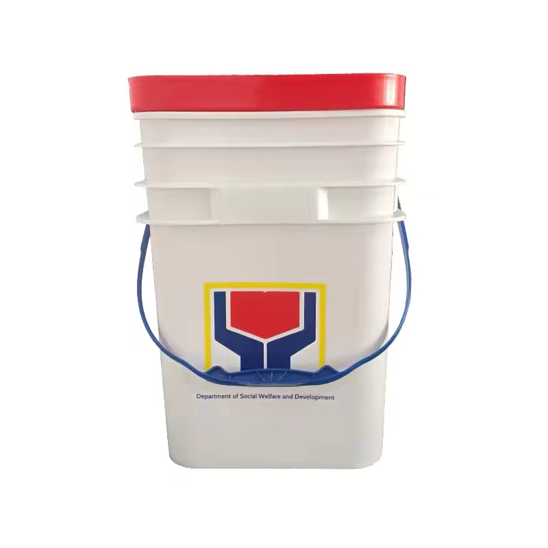 Wholesale Custom Printable 20L Oval Plastic Bucket With Lid