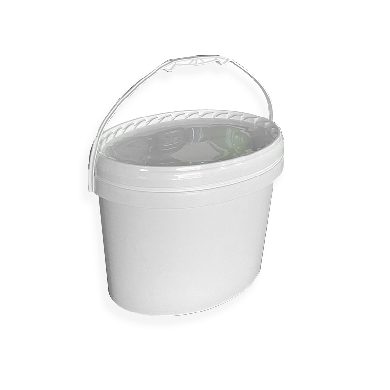 Custom Printable 18L Oval Plastic Bucket with Lid