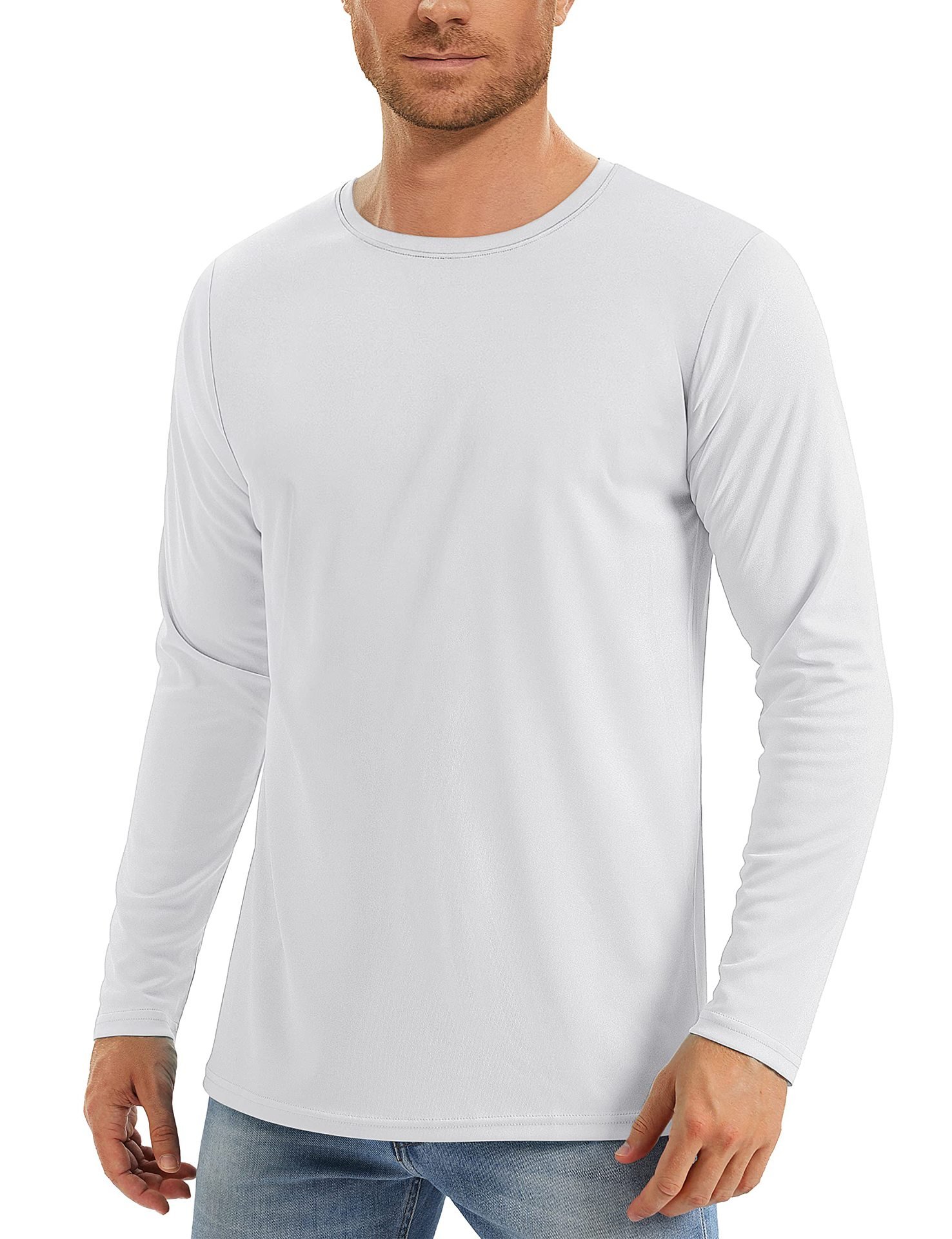 🔥Men's UPF 50+ Long Sleeves Shirts Quick Dry Lightweight T-Shirt