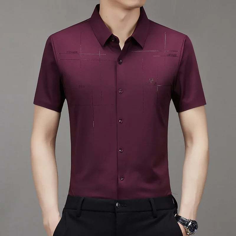 MEN'S ICE SILK BUSINESS SHIRT