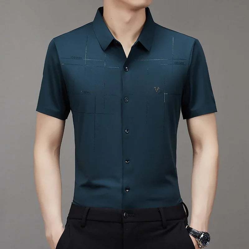 MEN'S ICE SILK BUSINESS SHIRT