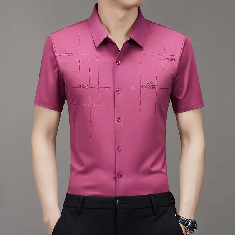 MEN'S ICE SILK BUSINESS SHIRT