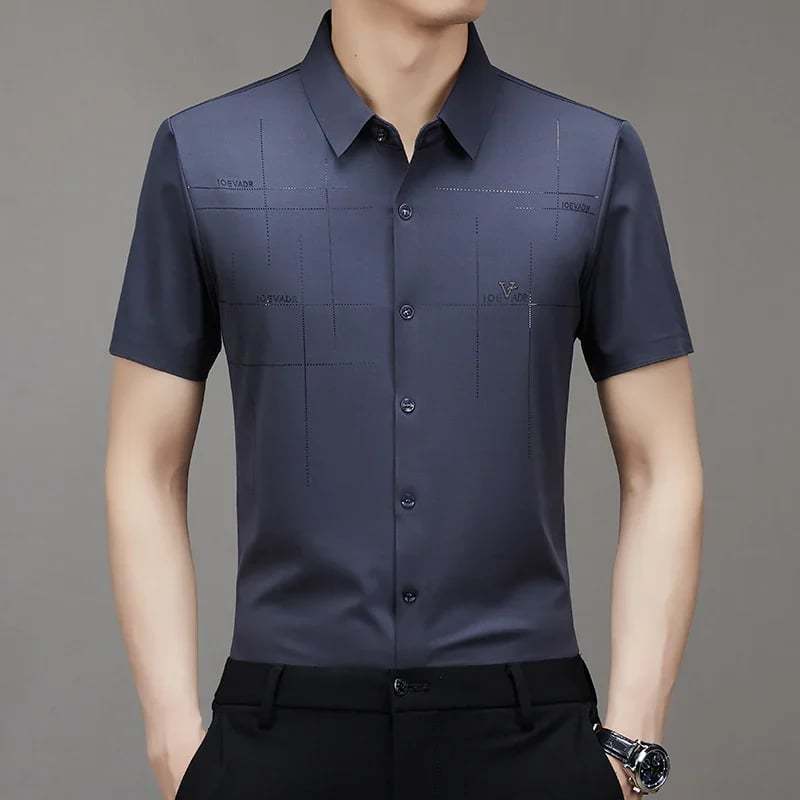 MEN'S ICE SILK BUSINESS SHIRT