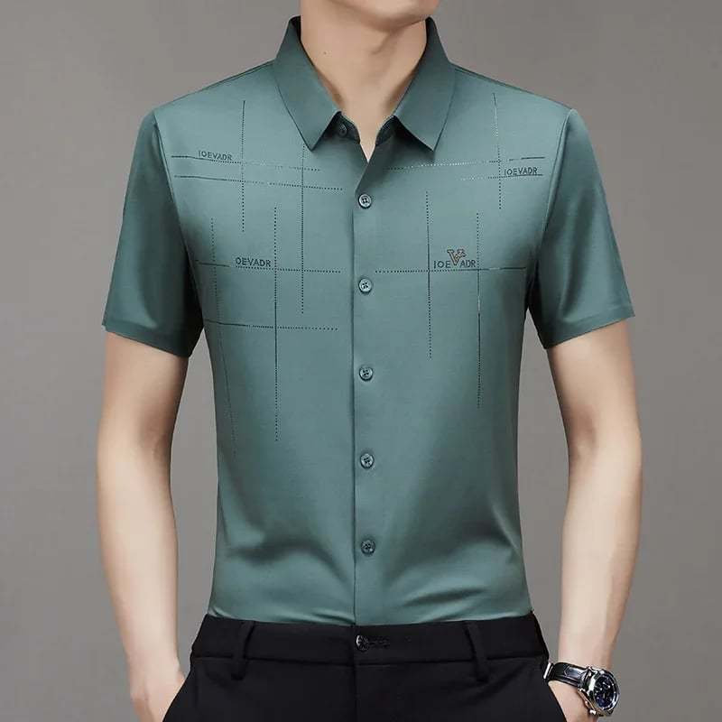MEN'S ICE SILK BUSINESS SHIRT