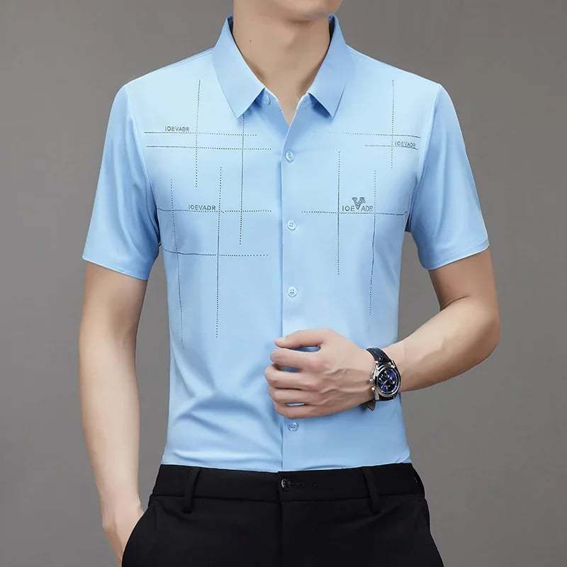 MEN'S ICE SILK BUSINESS SHIRT