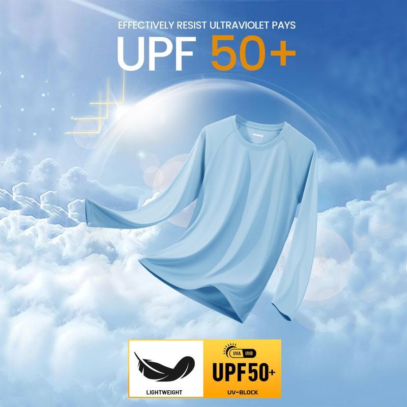 🔥Men's UPF 50+ Long Sleeves Shirts Quick Dry Lightweight T-Shirt