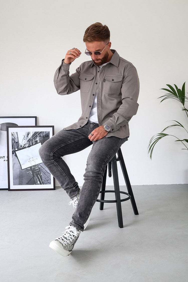 Button Down Shirt Jacket (Buy 3 Free Shipping)