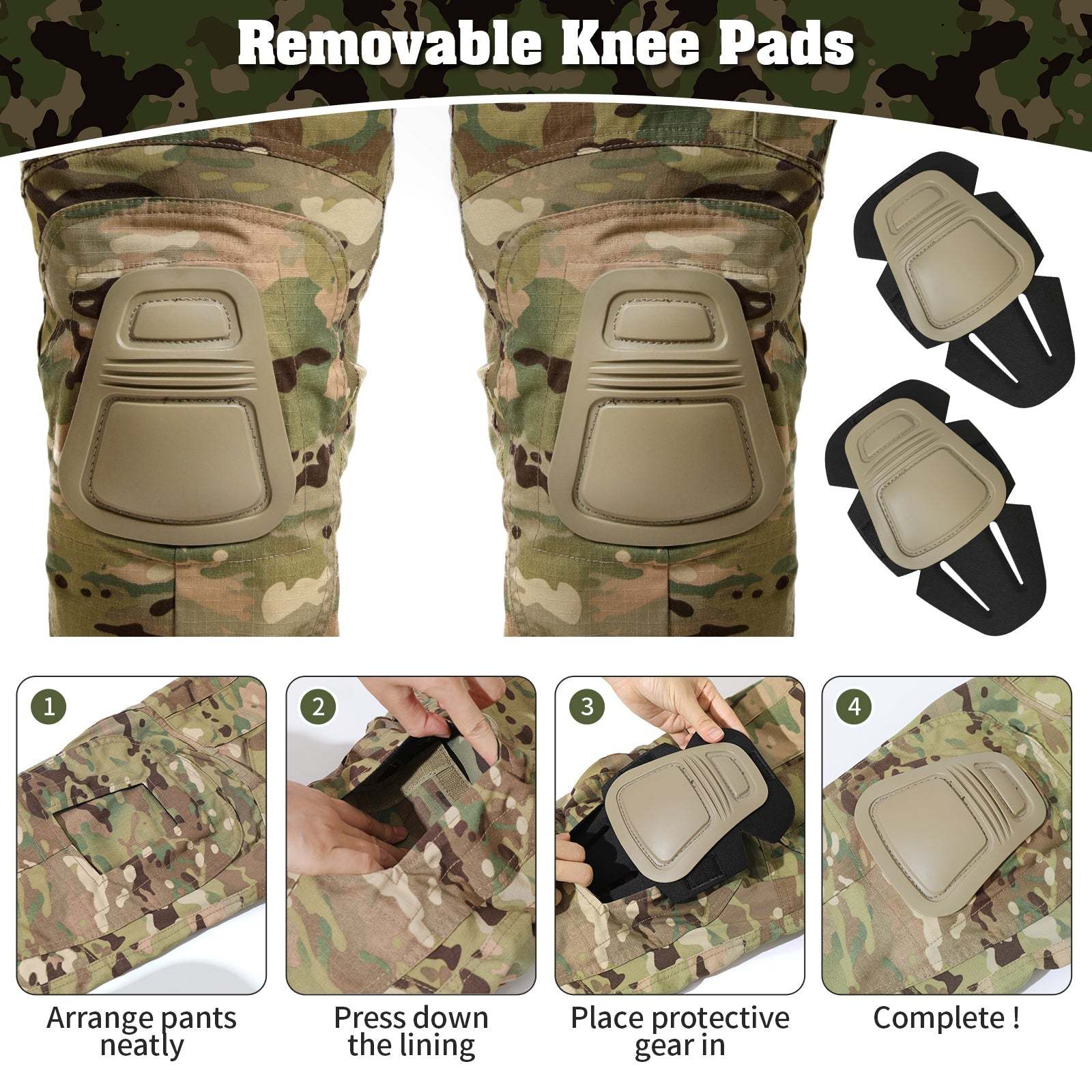G3 Combat Pants with Knee Pads Tactical Pants - TWS USA