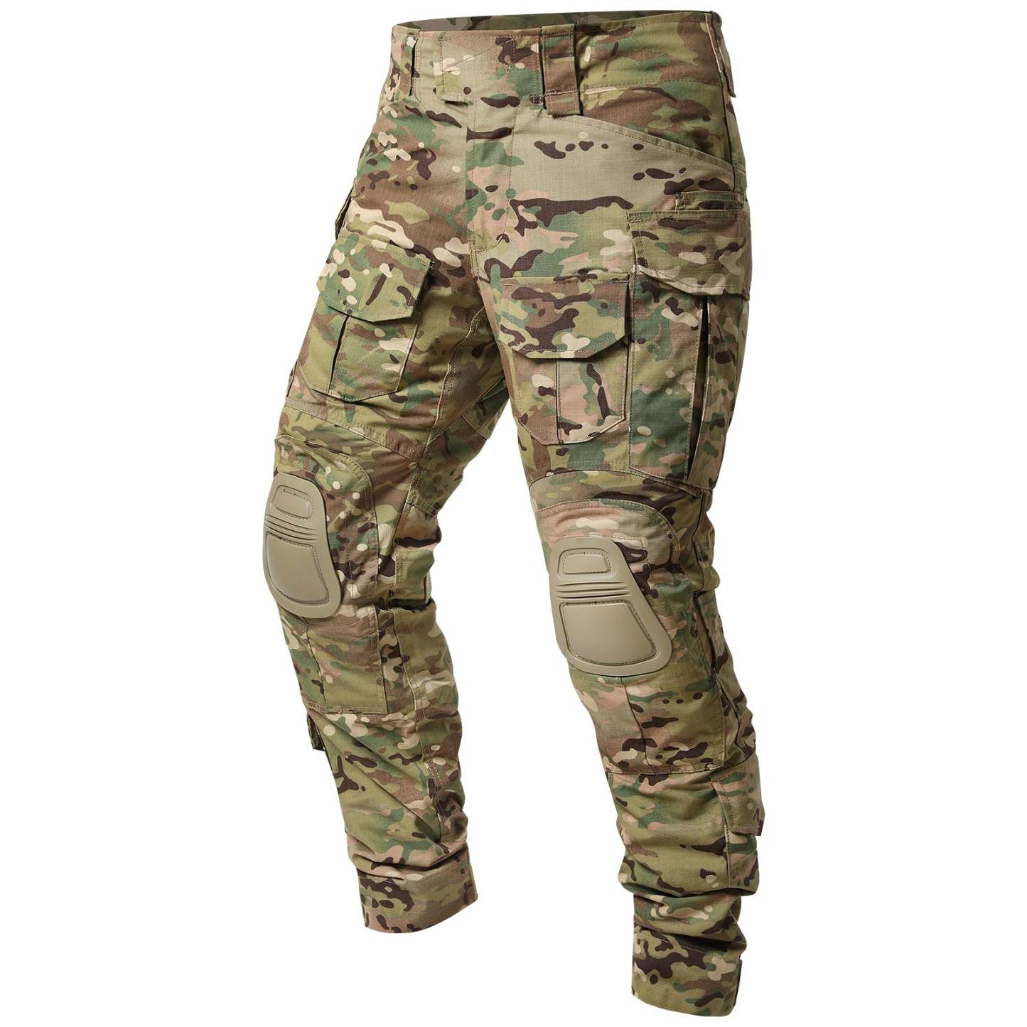G3 Pro Combat Pants with Knee Pads Rip-Stop Pants Camouflage